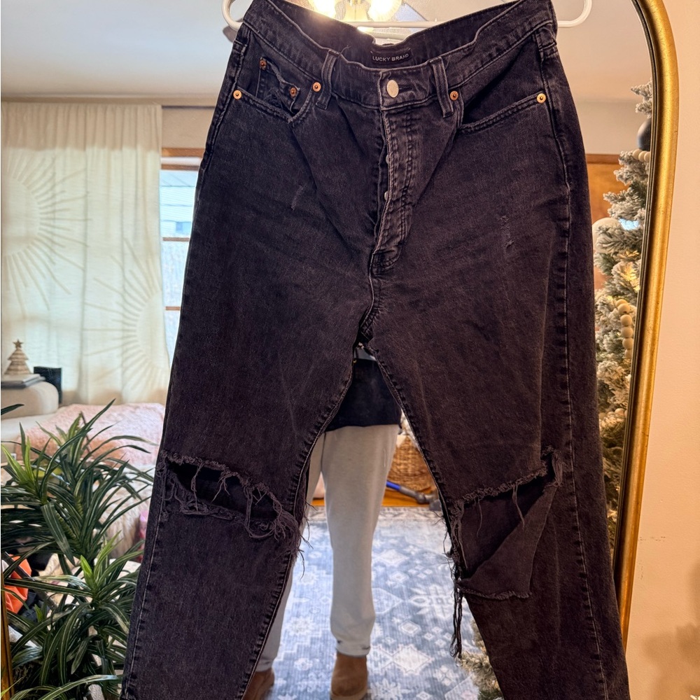 Lucky Brand High Rise Black Jeans